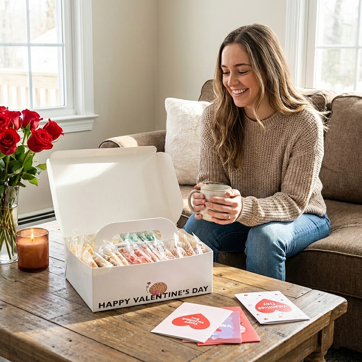 Cravey Valentine 24ct Pack Cookies image number 2