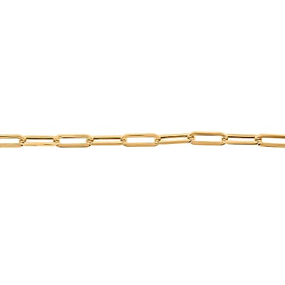 3mm Paperclip Chain Bracelet in 10K Yellow Gold (7.50 In) 1.5 Grams
