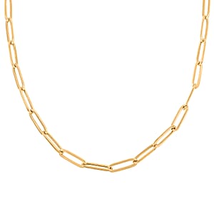 2.5mm Paperclip Chain Necklace in 10K Yellow Gold 2.3 Grams 22 Inches