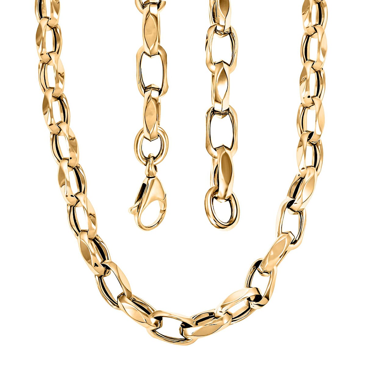 2.5mm Paperclip Chain Necklace in 10K Yellow Gold 2.4 Grams 24 Inches image number 2