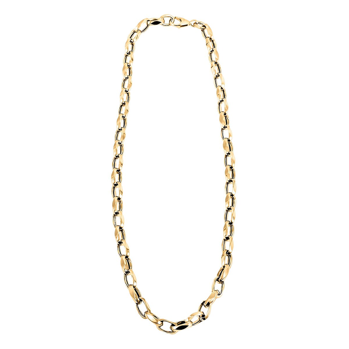 2.5mm Paperclip Chain Necklace in 10K Yellow Gold 2.4 Grams 24 Inches image number 4