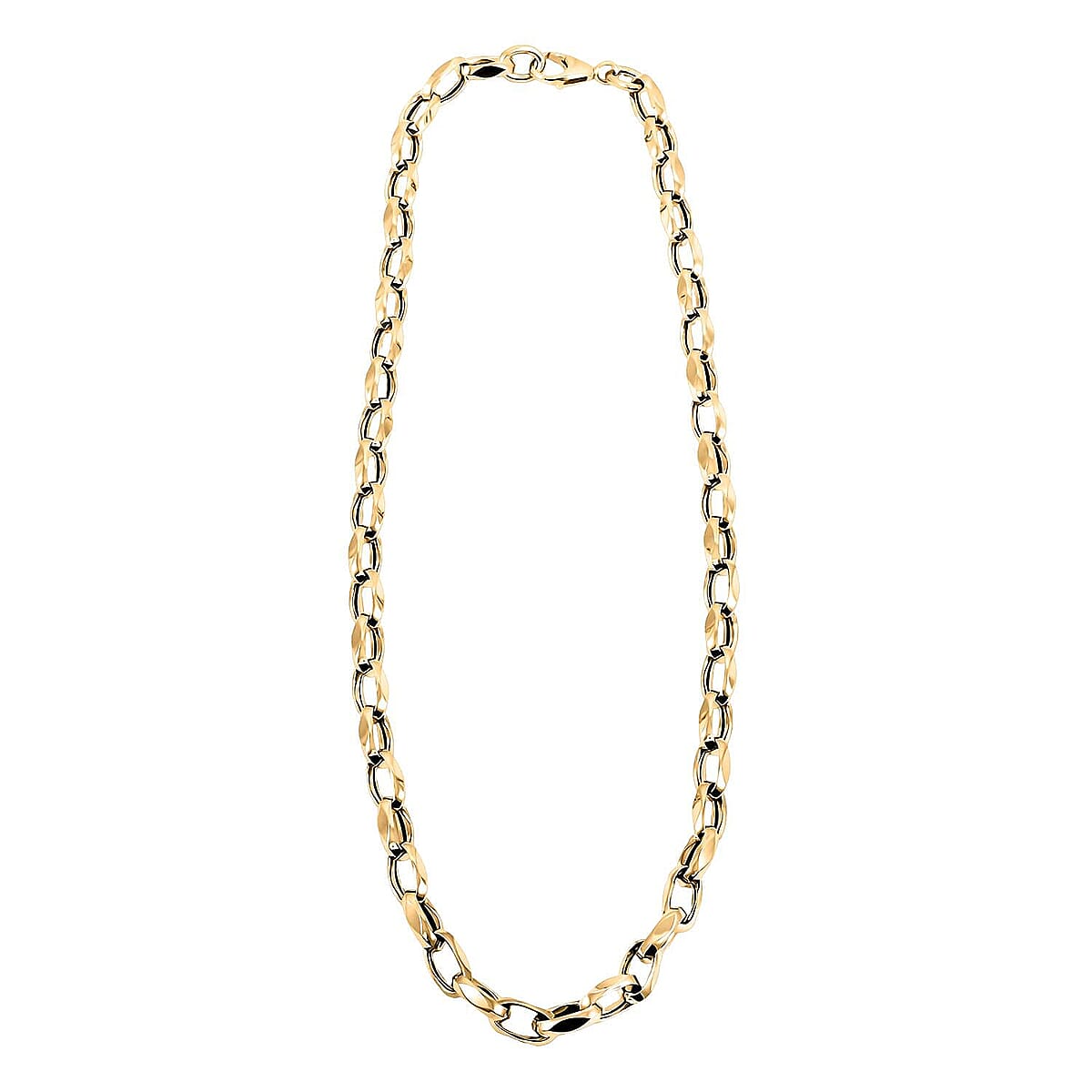 2.5mm Paperclip Chain Necklace in 10K Yellow Gold 2.4 Grams 24 Inches image number 7