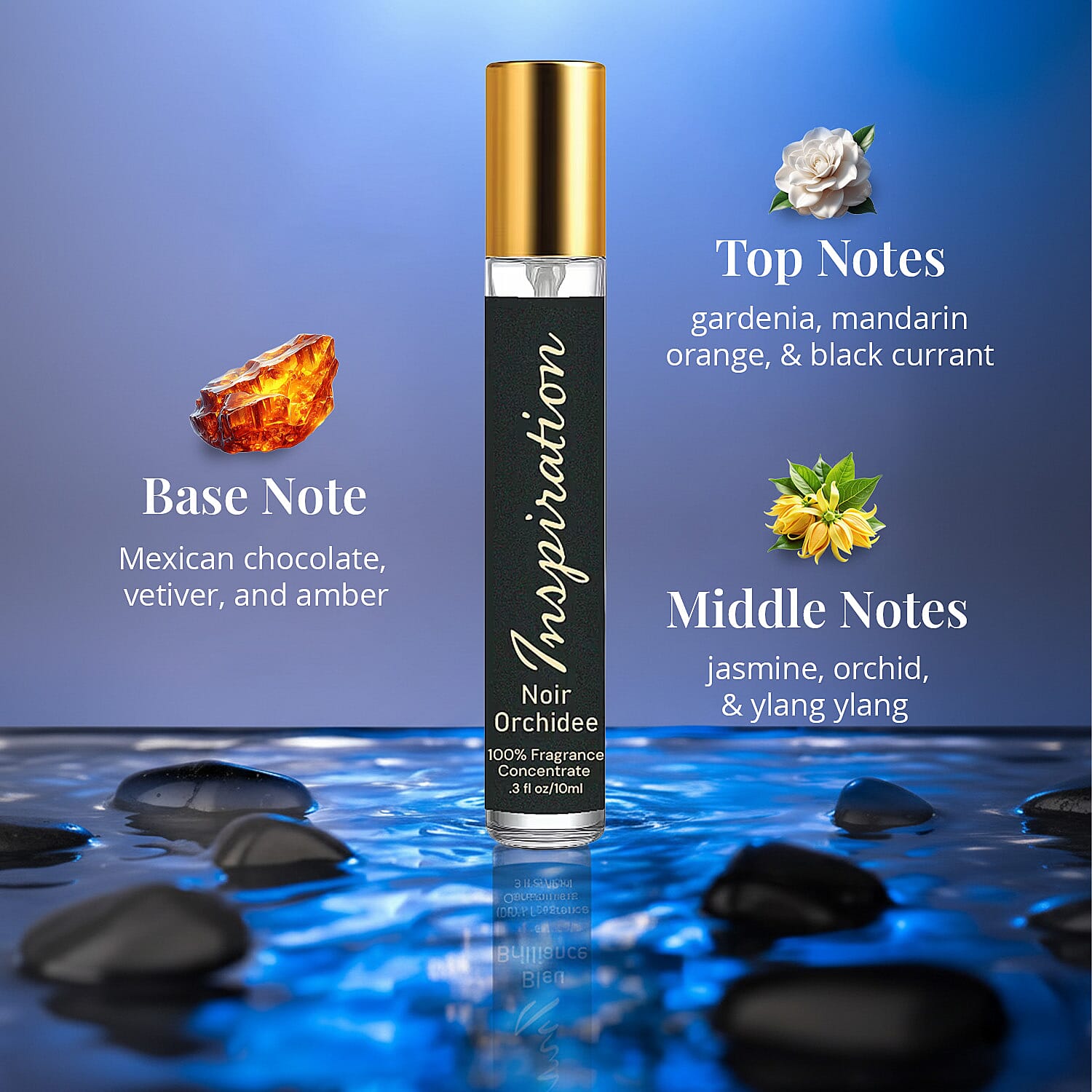 The Lab Direct Inspiration 100% Fragrance Concentrate- Noir Orchidee (.3oz) (Ships in 3-5 Days)