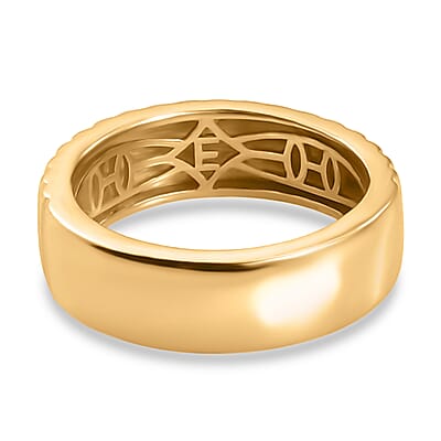 EverTrue Bronzella Collection Eternity Band Ring in 18K YG Plated Bronze (Size 5.0)