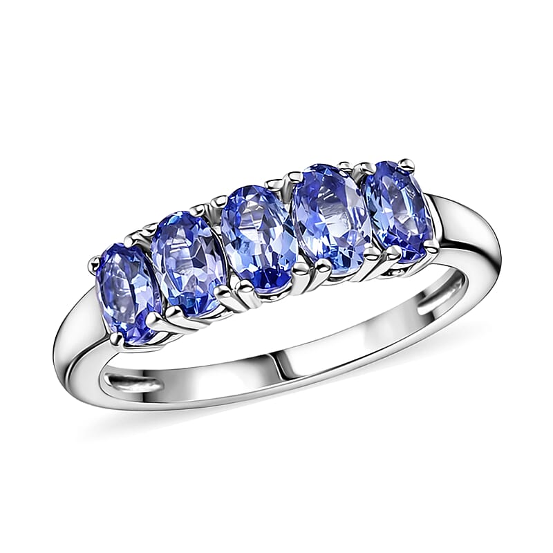 EverTrue Tanzanite 1.20 ctw Ring in Platinum Bond (Size 10.0)
