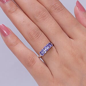 EverTrue Tanzanite 1.20 ctw Ring in Platinum Bond (Size 10.0)