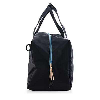 Closeout HEX Black and Blue Duffel Bag (19.5x8.5x11)