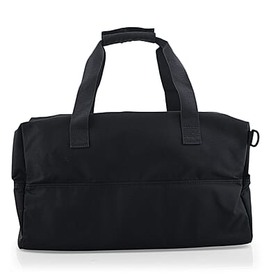 Closeout HEX Black and Blue Duffel Bag (19.5x8.5x11)