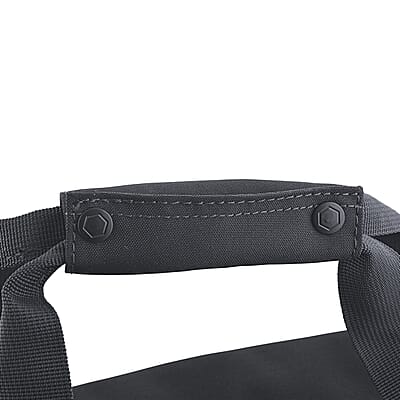 Closeout HEX Black and Blue Duffel Bag (19.5x8.5x11)