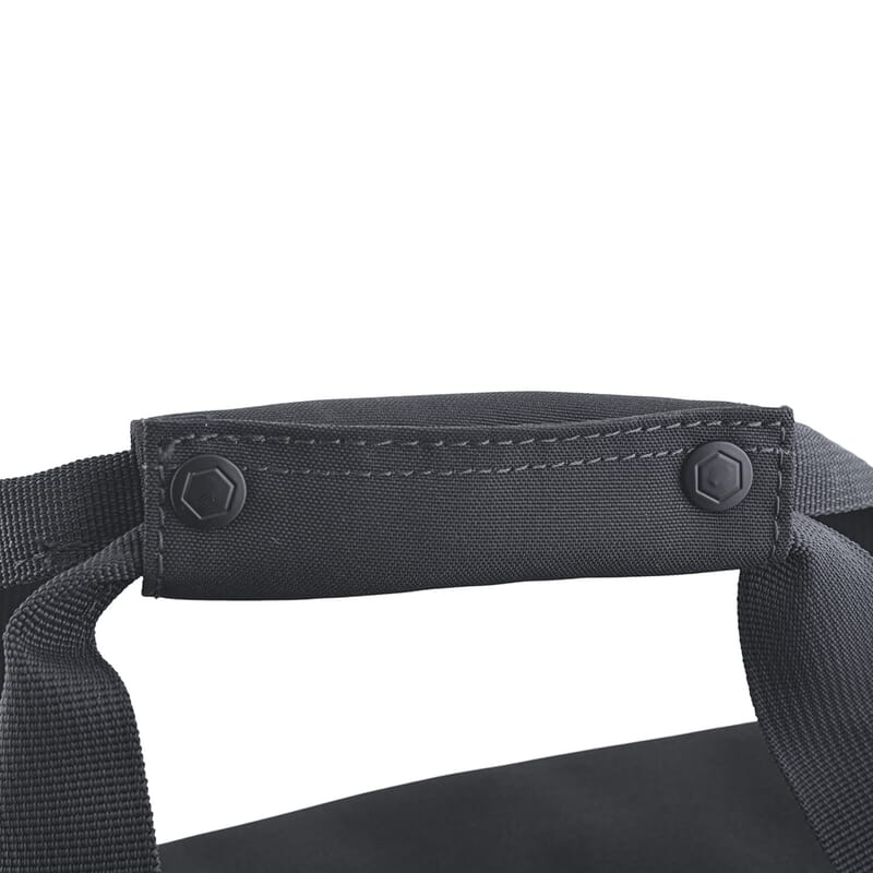 Closeout HEX Black and Blue Duffel Bag (19.5x8.5x11)