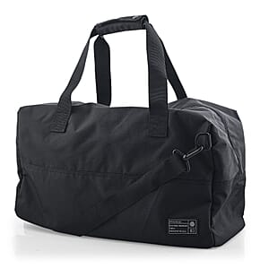Closeout HEX Black Duffel Bag (19.5x8.5x11)