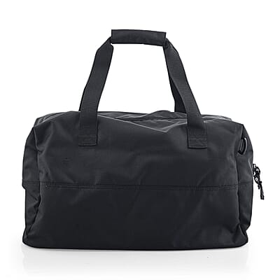 Closeout HEX Black Duffel Bag (19.5x8.5x11)