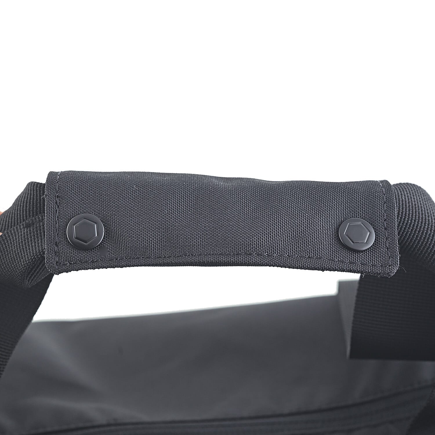 Closeout HEX Black Duffel Bag (19.5x8.5x11)