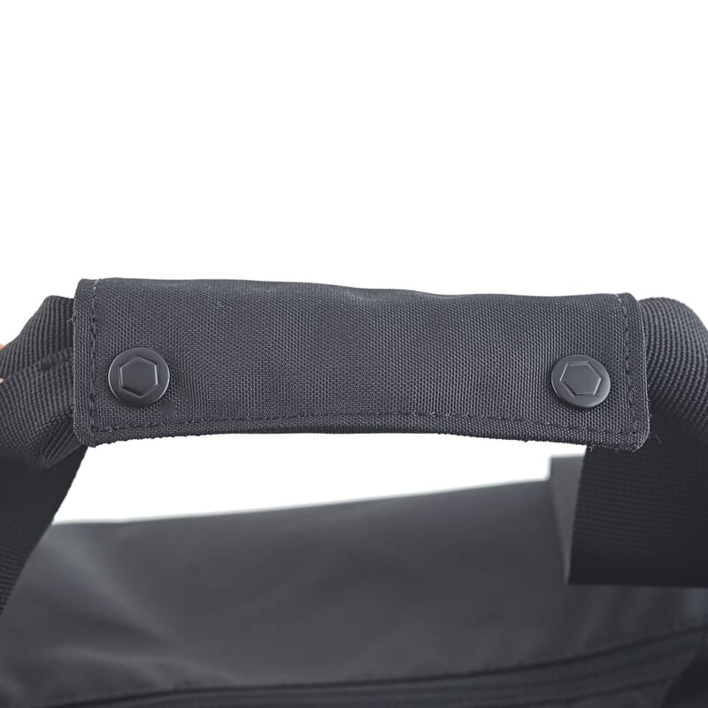 Closeout HEX Black Duffel Bag (19.5x8.5x11)