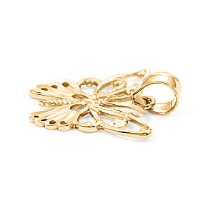 Made in America Butterfly Pendant without Chain in 10K Yellow Gold 1.3 Grams