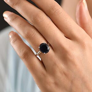 Luxoro 10K White Gold AAA Catalina Iolite Ring (Size 6.0) 3.60 ctw