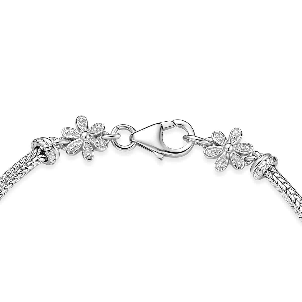 D'Joy Passport to Turkey Premium Niassa Ruby (FF) 2.80 ctw Bracelet in Rhodium Over Sterling Silver (6.50 In) image number 3