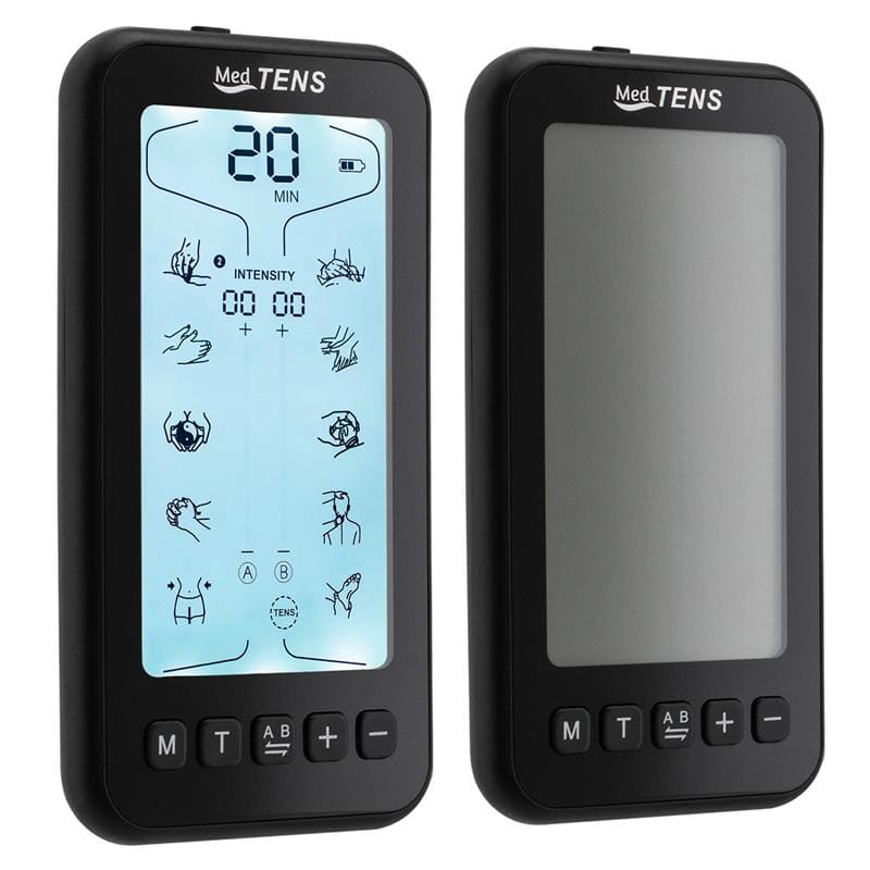 MEDTENS Tens Unit Machine Device 24 Massage Modes Rechargeable Pulse Muscle Stimulator
