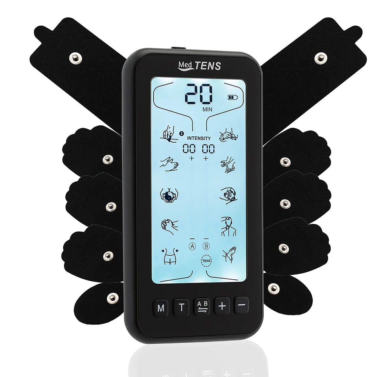 MEDTENS Tens Unit Machine Device 24 Massage Modes Rechargeable Pulse Muscle Stimulator image number 2