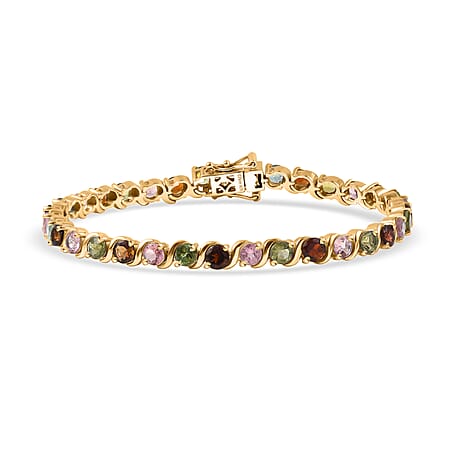 Yellow Gold Over Sterling Silver / 7.25 Inches - Product card gallery slide 1 (10182331040057)