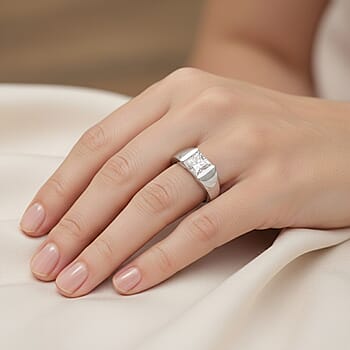 Rhodium Over Sterling Silver / 7 - Product card gallery slide 3 (10178448687417)