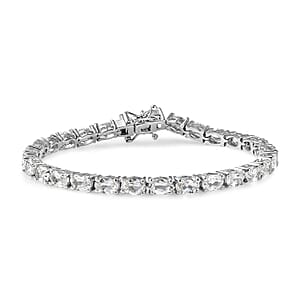 EverTrue Lab Created White Sapphire Bracelet in Platinum Bond (7.25 In) 17.35 ctw