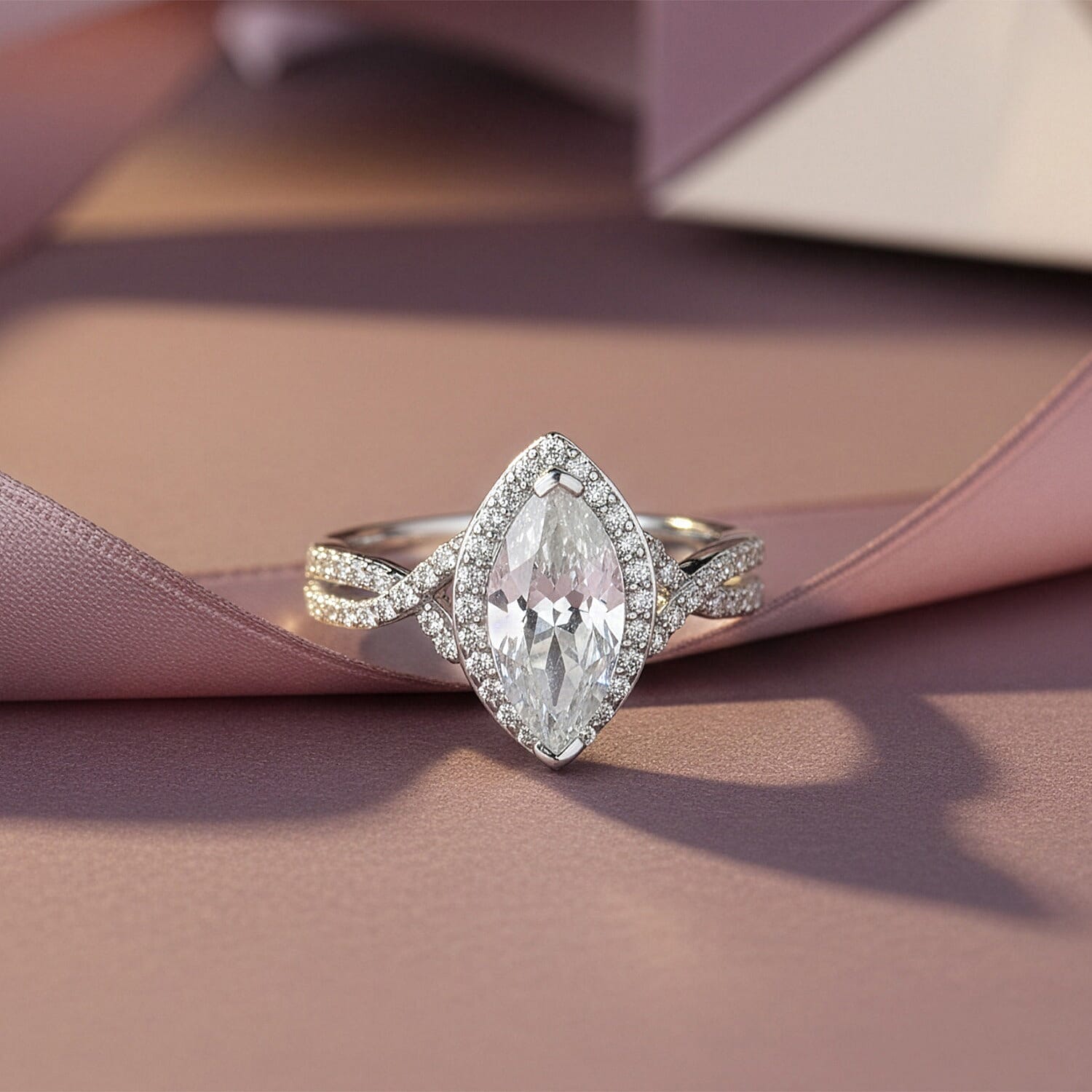 D'Joy White Topaz Ring in Rhodium Over Sterling Silver (Size 10.0) 3.00 ctw
