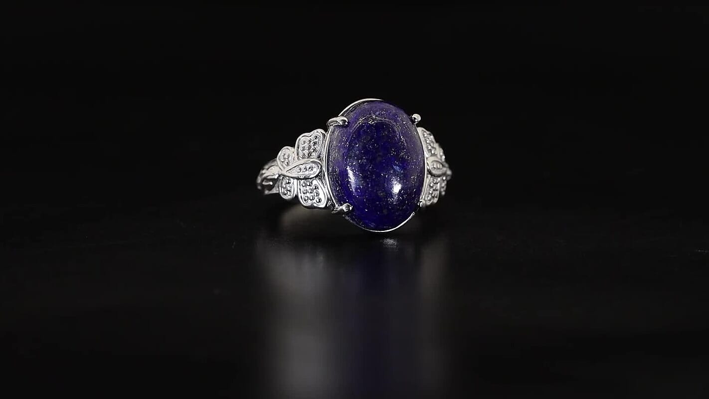 EverTrue Malagasy Labradorite Solitaire Ring in Stainless Steel (Size 10.0) 10.15 ctw