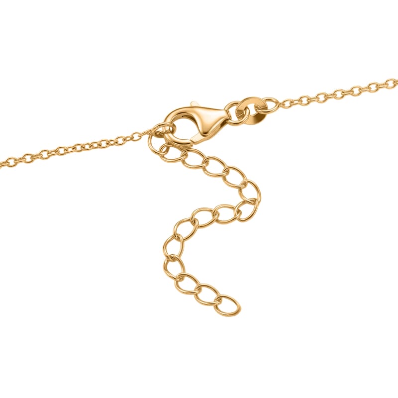D'Joy Freshwater Pearl Necklace in 18K Vermeil Yellow Gold Over Sterling Silver (18 Inches)