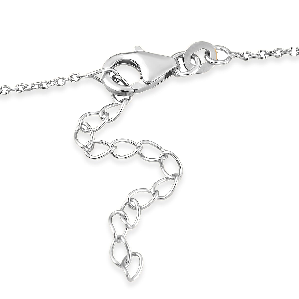 D'Joy Premium Mangoro Aquamarine 0.85 ctw Necklace in Rhodium Over Sterling Silver 18-20 Inches  image number 5
