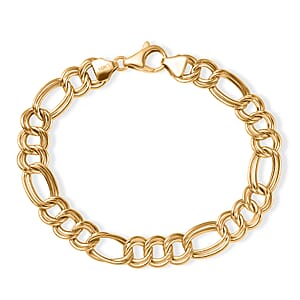 Cuban Link Bracelet in 10K Yellow Gold (7.25 In) 4.16 Grams
