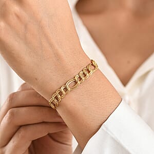 Cuban Link Bracelet in 10K Yellow Gold (7.25 In) 4.16 Grams