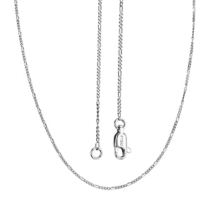 Figaro Chain Necklace in 950 Platinum 2.70 Grams 20 Inches