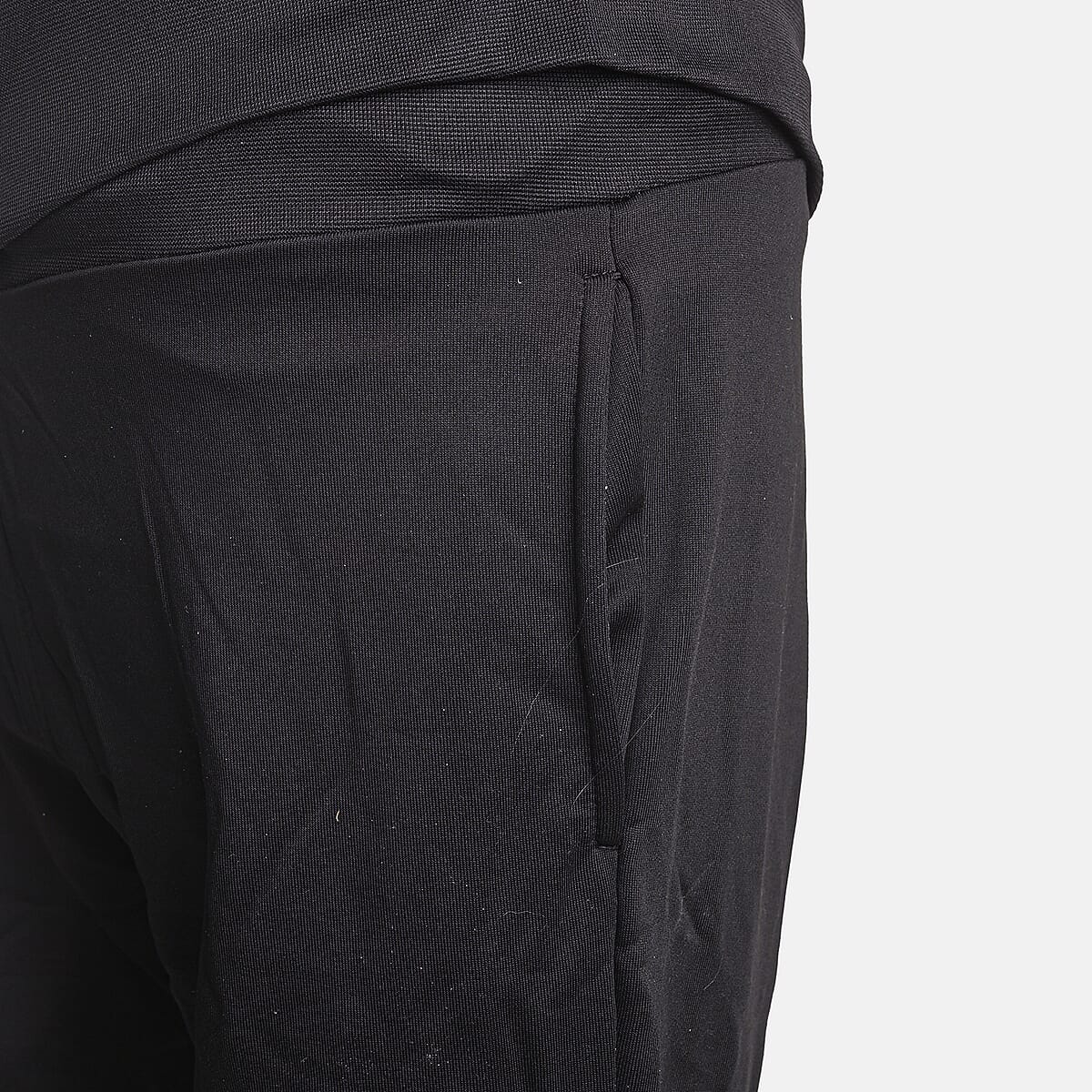 Lee Hanton Black French Terry Pant Set - Large image number 5