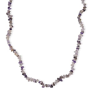 Cacoxenite 355.00 ctw Beaded Necklace with Lobster Lock in Stainless Steel 32 Inches