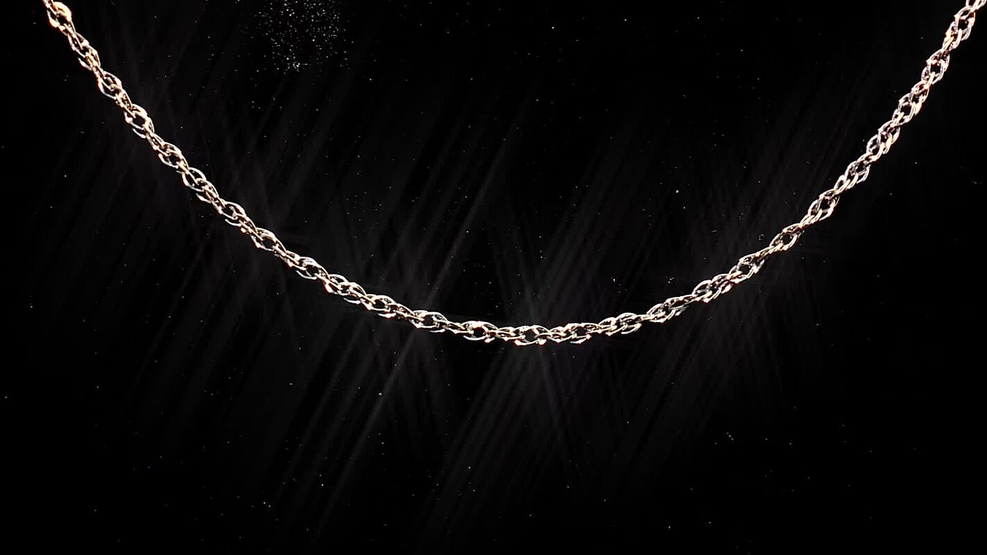 Singapore Chain Necklace in 950 Platinum 4.70 Grams 20 Inches