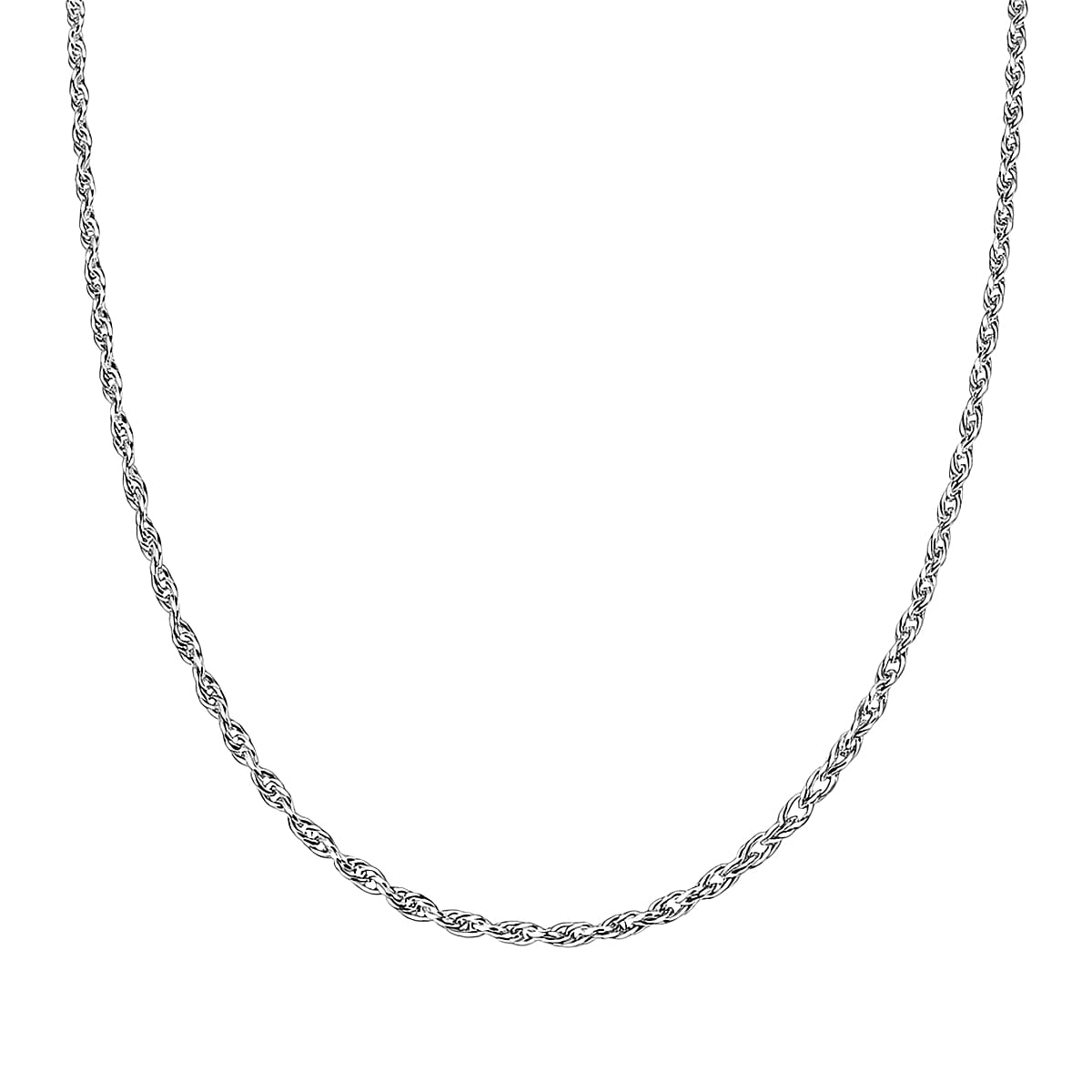 Singapore Chain Necklace in 950 Platinum 4.70 Grams 20 Inches