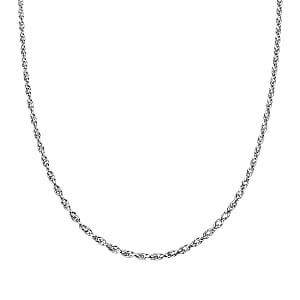 Singapore Chain Necklace in 950 Platinum 4.70 Grams 20 Inches
