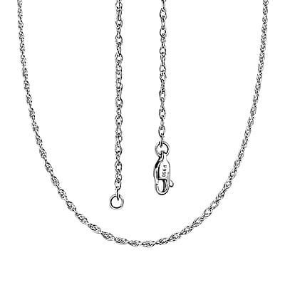 Singapore Chain Necklace in 950 Platinum 4.70 Grams 20 Inches