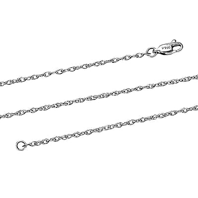 Singapore Chain Necklace in 950 Platinum 4.70 Grams 20 Inches