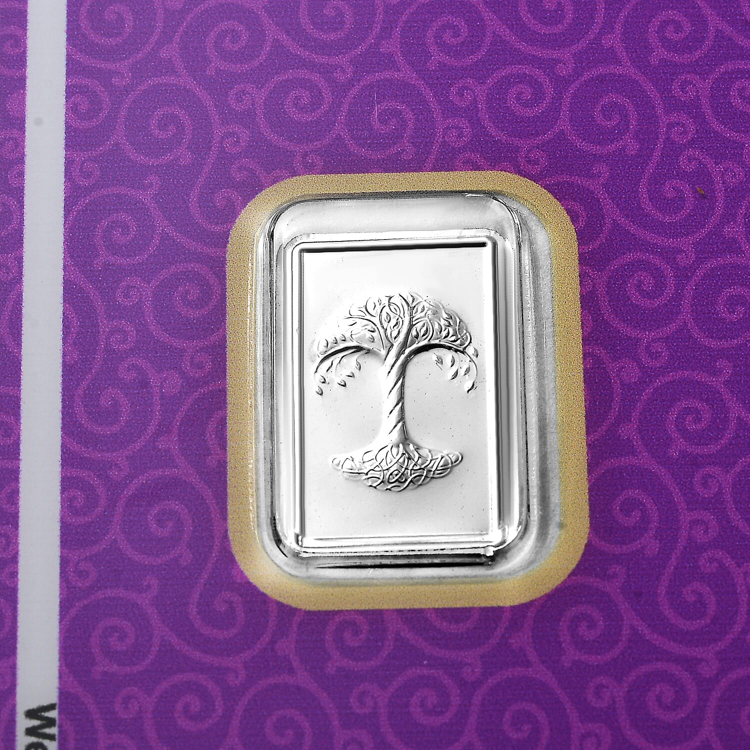 950 Platinum Tree of Life Embossed Sheet 100mg