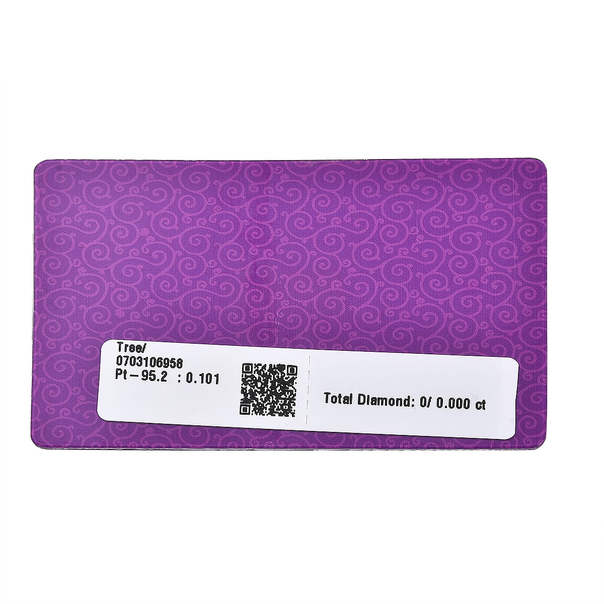 950 Platinum Tree of Life Embossed Sheet 100mg image number 4