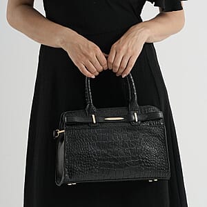 Passage Black 3pcs Set Multi Pocket Tote Bag and Wristlet