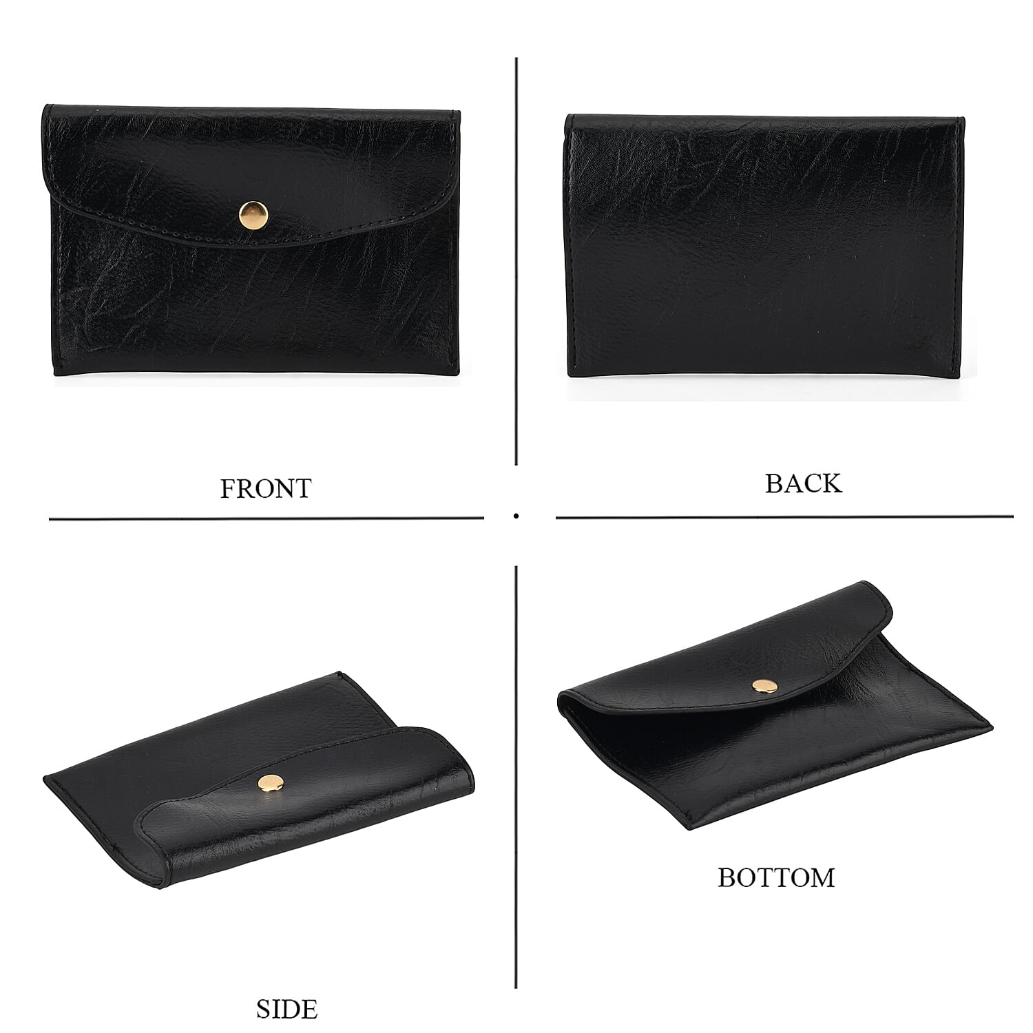 Passage Black 3pcs Set Multi Pocket Tote Bag and Wristlet