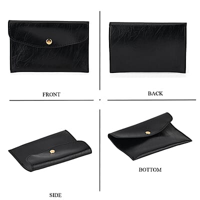 Passage Black 3pcs Set Multi Pocket Tote Bag and Wristlet