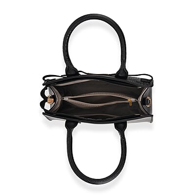 Passage Black 3pcs Set Multi Pocket Tote Bag and Wristlet