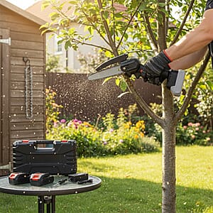 Mini Chainsaw 6 Inch Bar - Black (Ships in 7-10 Business Days)