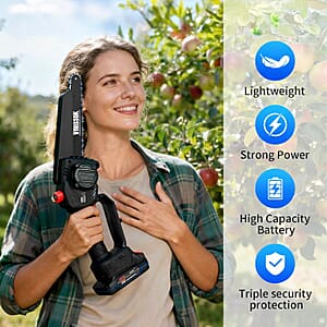 Mini Chainsaw 6 Inch Bar - Black