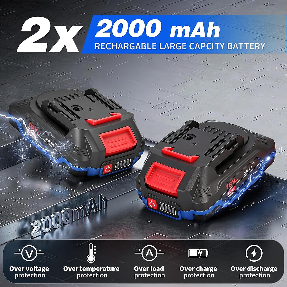 Mini Chainsaw 6 Inch Bar - Black image number 5