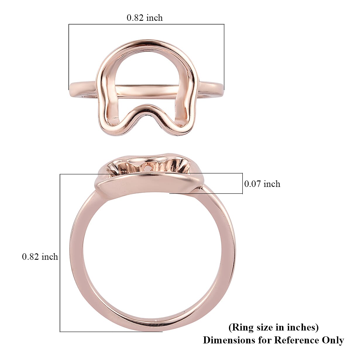 14K RG Over Sterling Silver Ring (Size 5.5) (2.60 g) image number 5